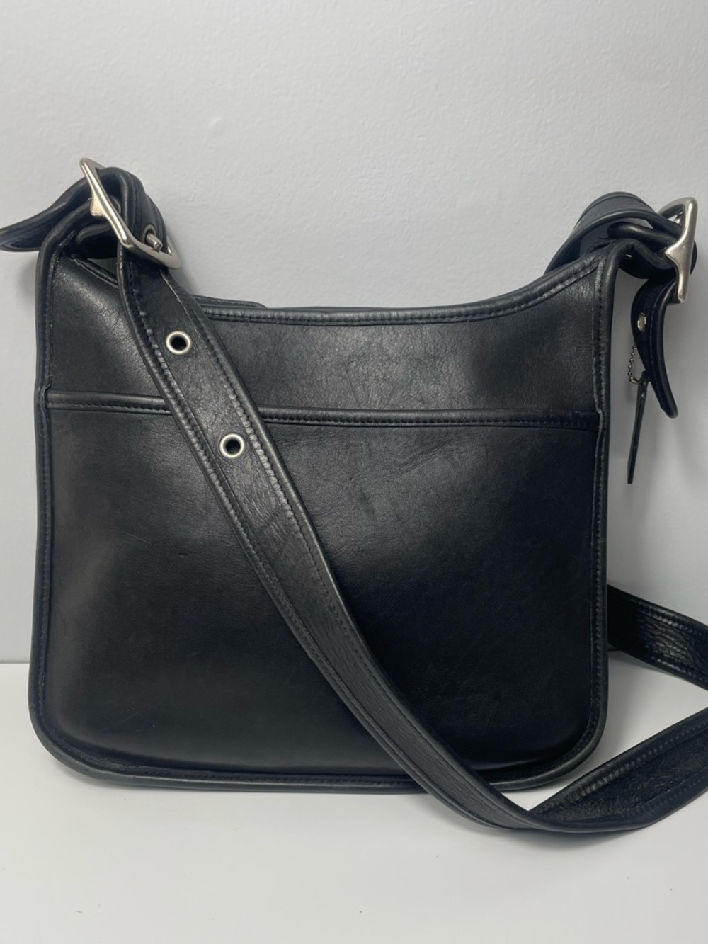 Vintage Coach Glove Tan Leather Legacy Zip Bag-COA